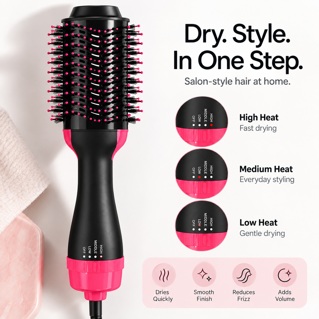 3-in-1 Hot Air Brush