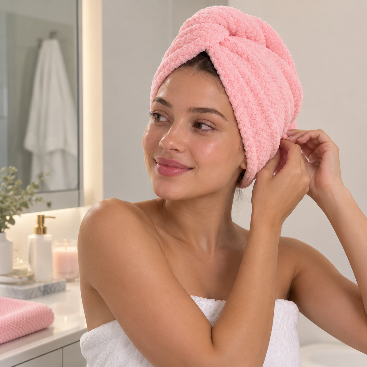 Microfiber Hair Drying Towel