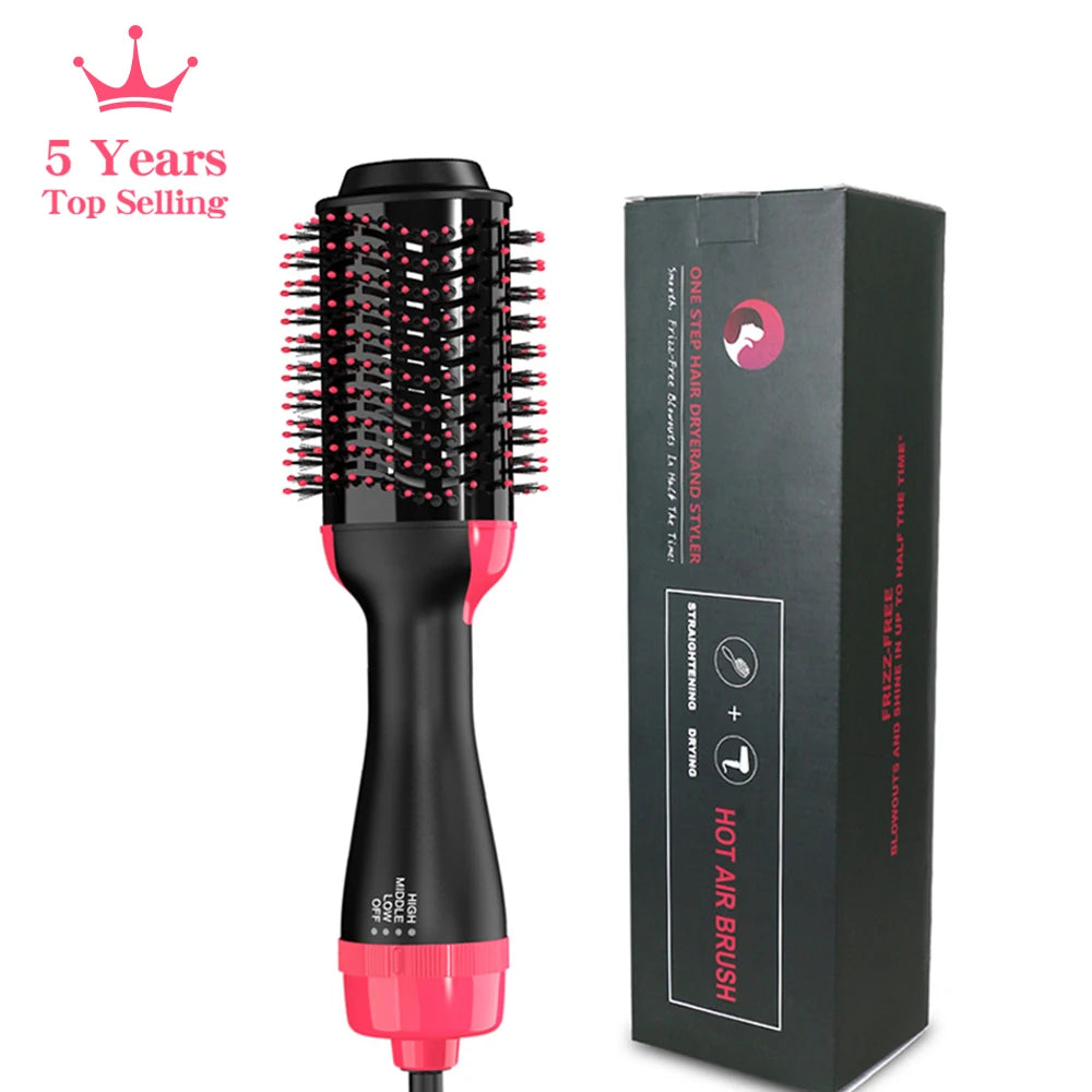 LISAPRO 3-in-1 Hot Air Brush & Volumising Blow Dryer